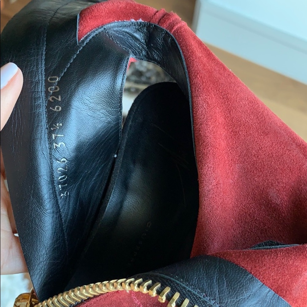 Giuseppe zanotti burgundy booties - Picture 7 of 8